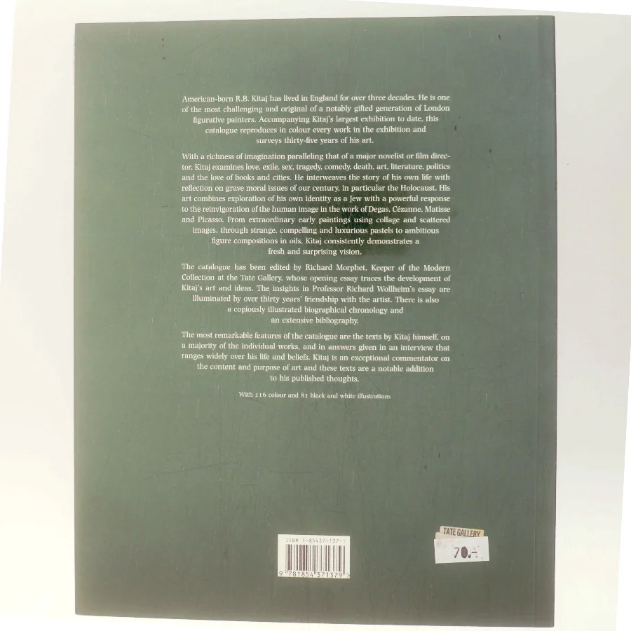 R.B. Kitaj : a retrospective af Richard Morphet (Bog)