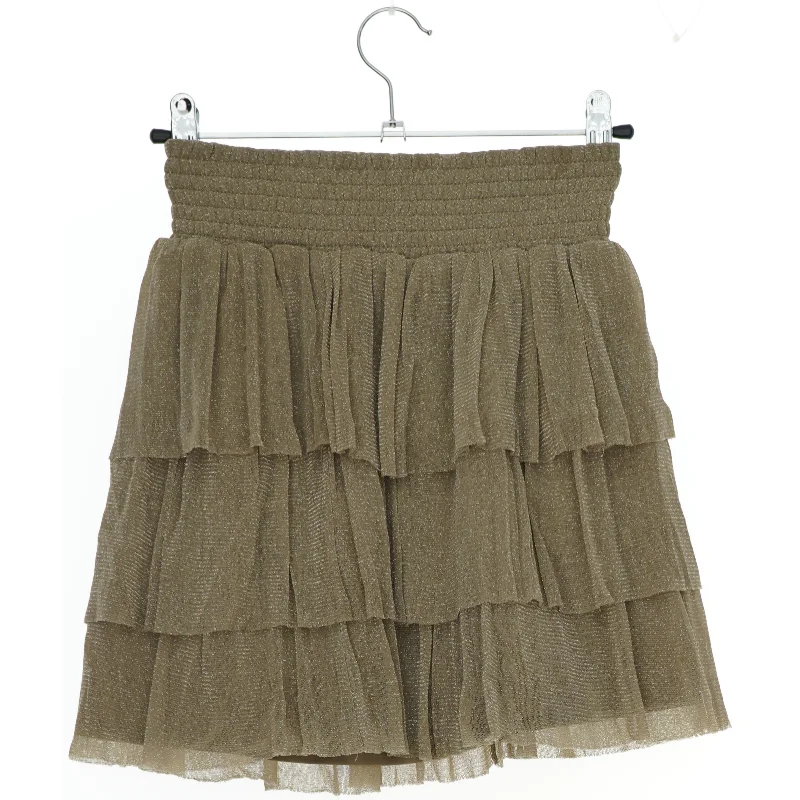 Flæsenederdel i bronze fra Name It (str. 128)