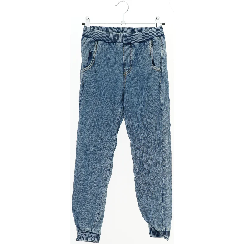 Blå jeans sweatpants til børn fra Lindex (str. 134)