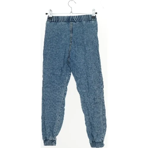Blå jeans sweatpants til børn fra Lindex (str. 134)