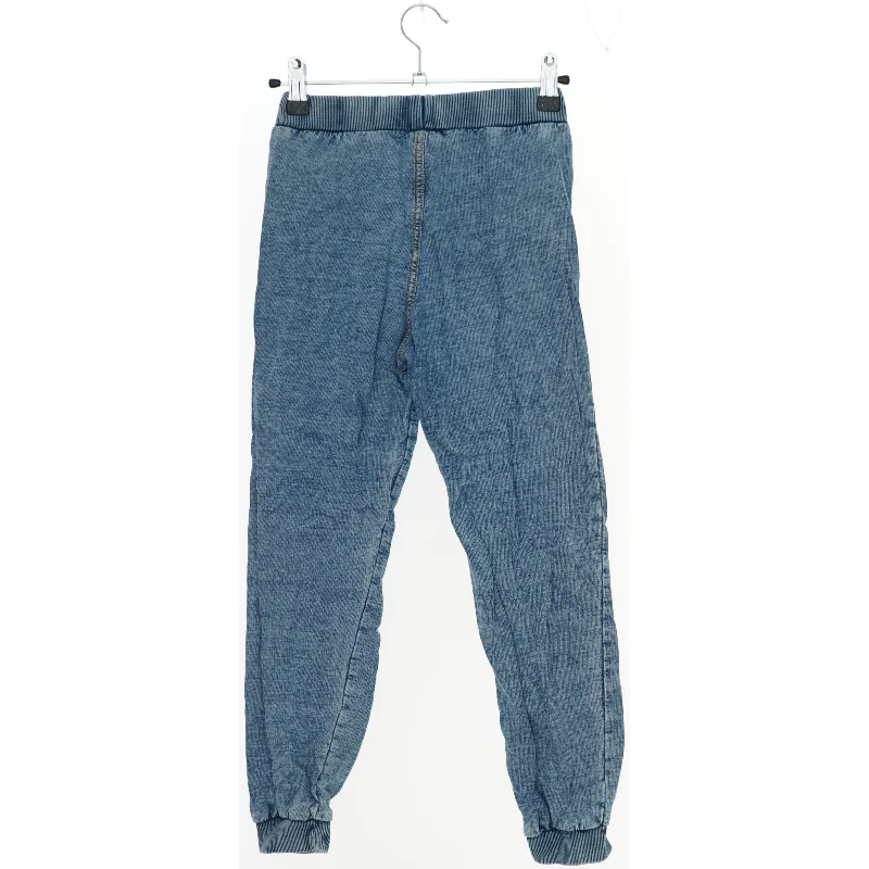 Blå jeans sweatpants til børn fra Lindex (str. 134)
