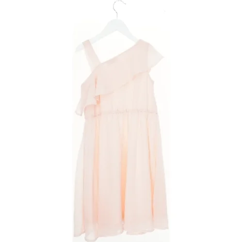 Lyserød kjole med enkelt strop fra Lemon Beret (str. 134)