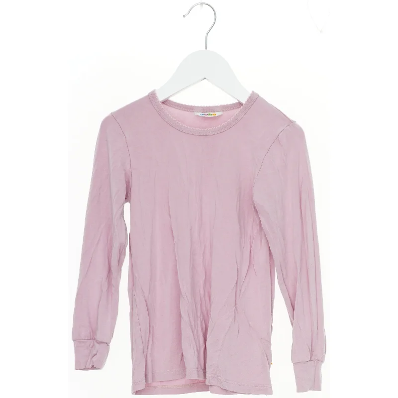 Langærmet lyserød trøje til børn fra Joha (str. 116)