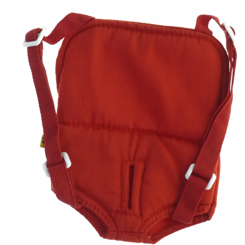 Rød dukke bæresele fra Build a Bear (str. 17 x, 14 cm)