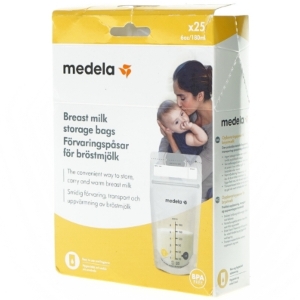 Bryst mælks opbevaringspose fra Medela (str. 180 ml)