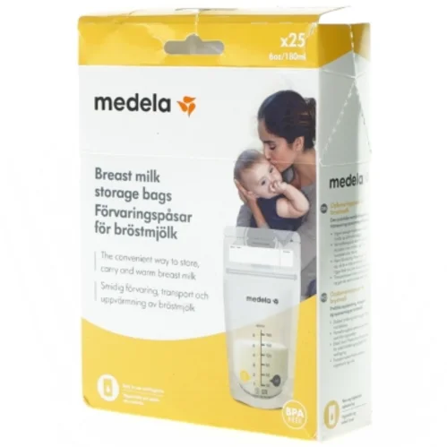 Bryst mælks opbevaringspose fra Medela (str. 180 ml)