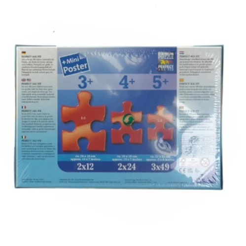 Ravensburger Peppa Pig puslespil fra Peppa Pig (str. 3 x 49 brikker)