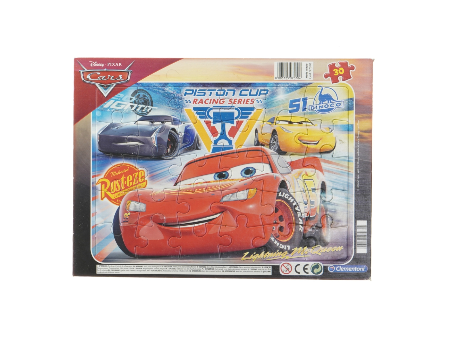 Disney Pixar Lightning McQueen puslespil fra Disney (str. 31x23 cm)