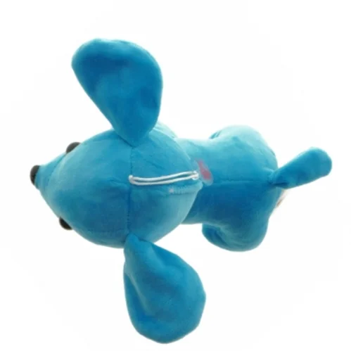 Blå plys-legetøjsdyr (str. 21 cm)
