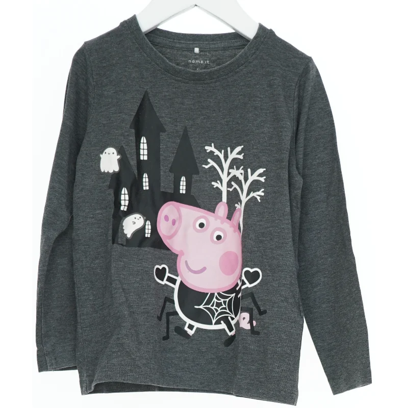 Langærmet bluse med Peppa Pig motiv fra Name It (str. 104)