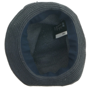 Sort hat med bånd fra H&M (str. Ø 19 cm)