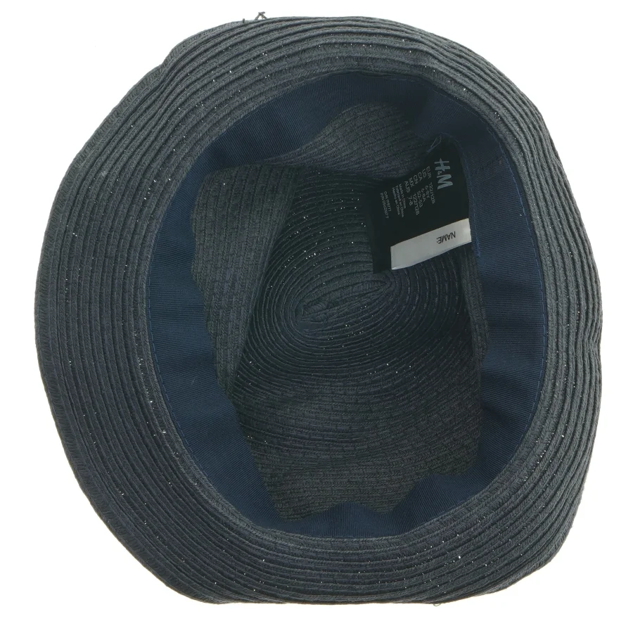 Sort hat med bånd fra H&M (str. Ø 19 cm)