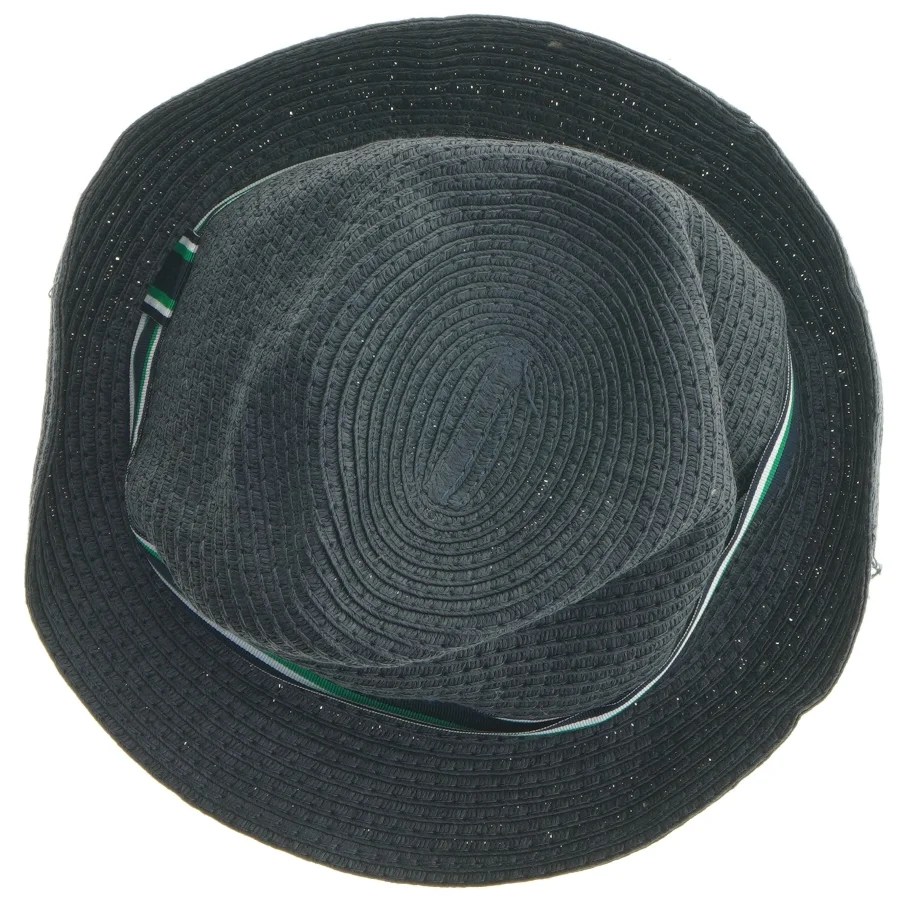 Sort hat med bånd fra H&M (str. Ø 19 cm)