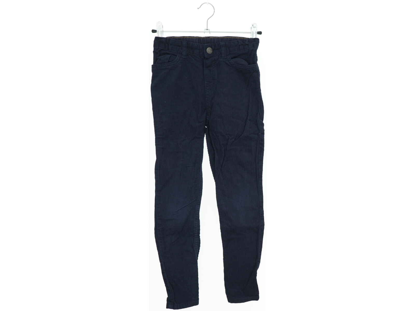 Mørkeblå fløjsbukser fra H&M (str. 128)