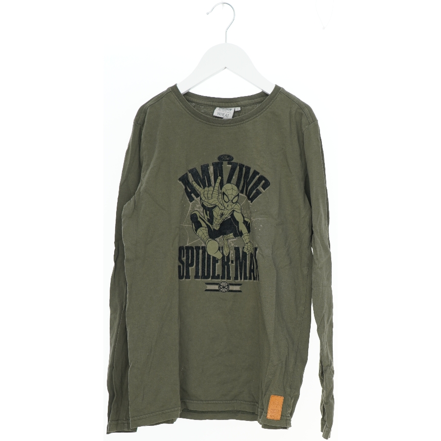 Langærmet Amazing Spider-Man T-shirt fra Wheat (str. 152)