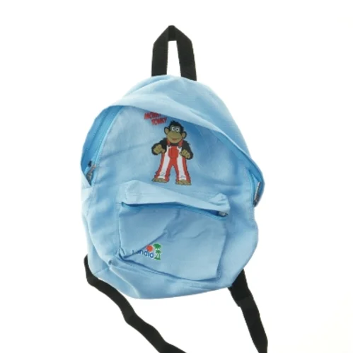 Blåt Landia barnerygsæk med abe motiv fra Lalandia (str. 34x29 cm)