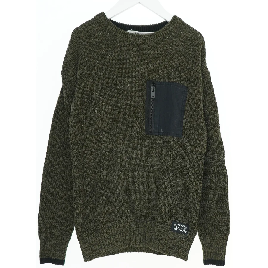 Striktrøje med lomme fra H&M (str. 140)