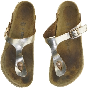 Sandaler i stålfarve, størrelse 39 fra Birkenstock (str. 39 )