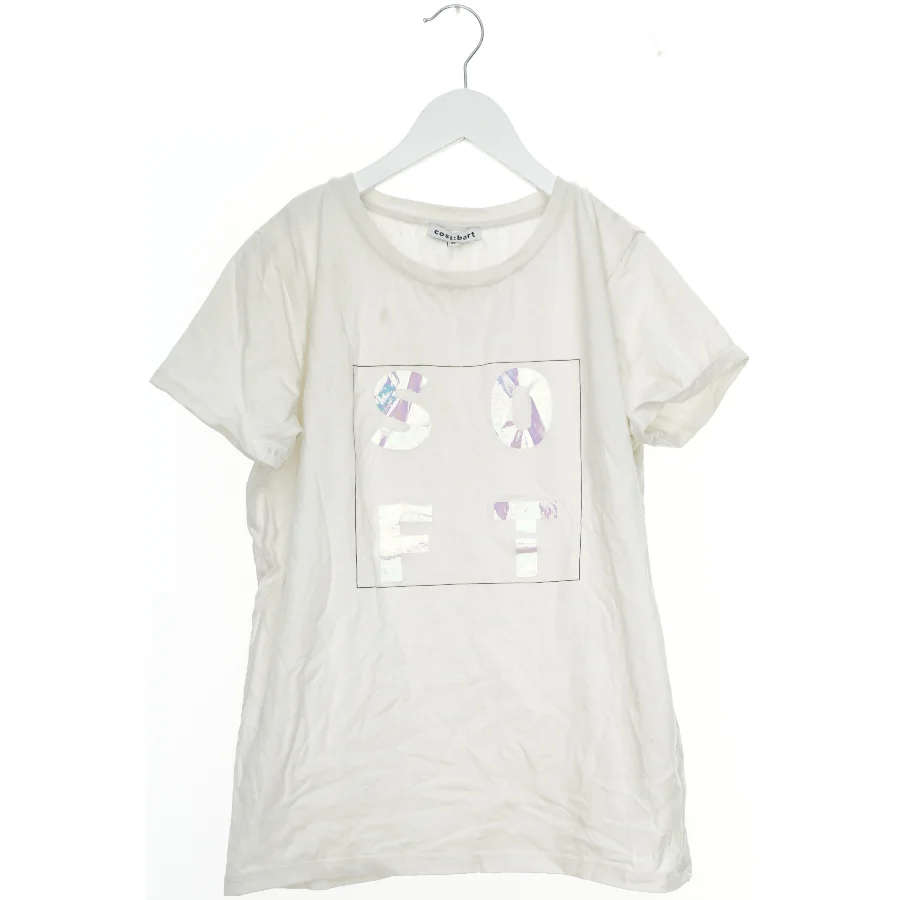 Hvid T-shirt med tekst fra Cost bart (str. XL)