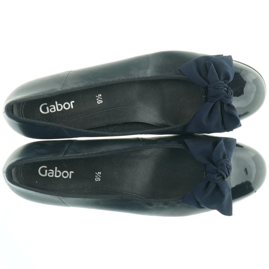 Sorte Gabor ballerinasko fra Gabor (str. 9 1/2 )