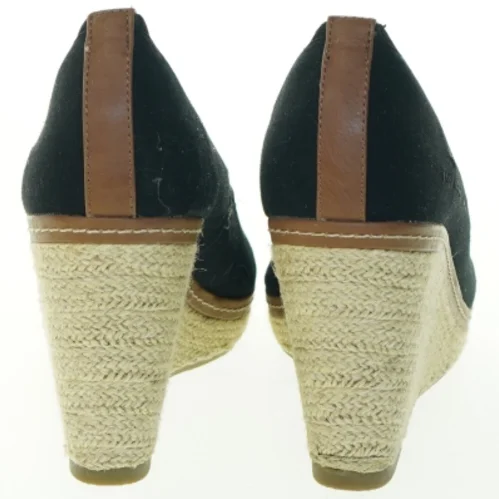 Sorte espadriller med kilehæl fra Tom Tailor (str. 43 )