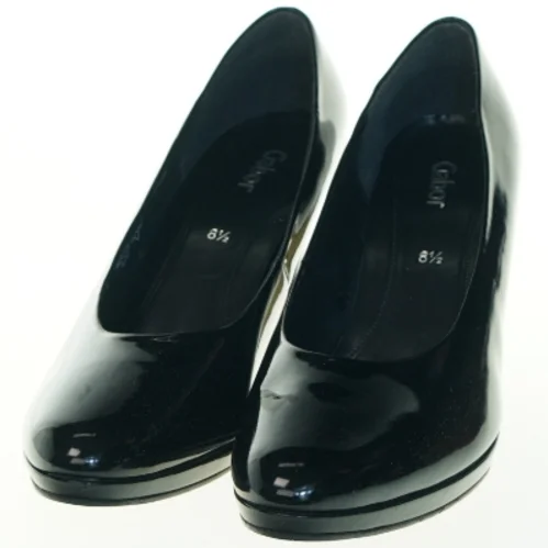 Sorte lakpumps fra Gabor (str. 8 1/2 )