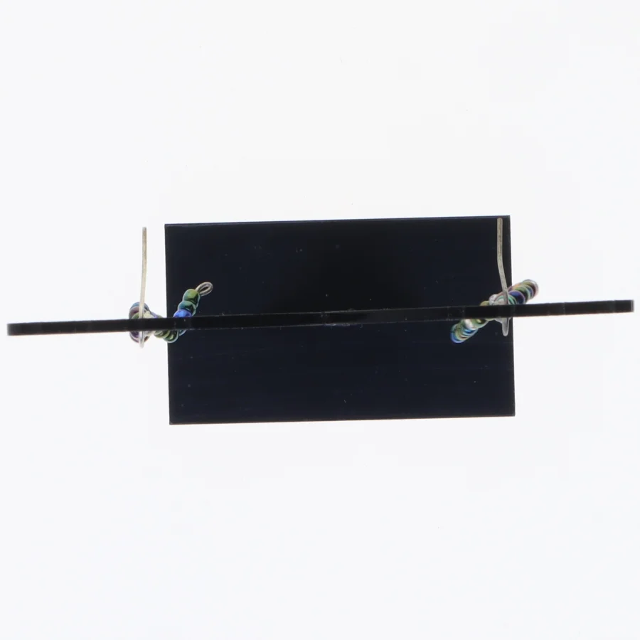 Farverige glasperleøreringe (str. 5 cm)