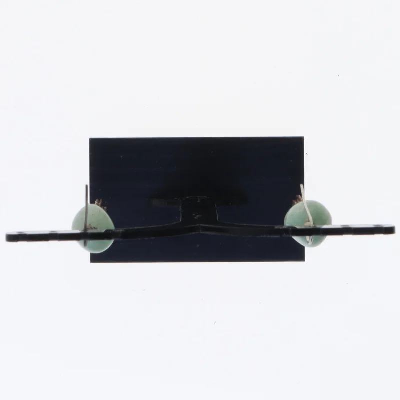 Øreringe med turkis sten og kæder (str. 8 x 1 cm)