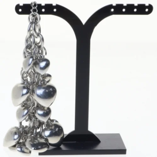 Armbånd? med hjertevedhæng (str. 26 cm)