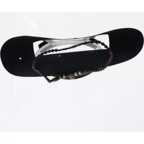 Træperlekæde med vedhæng (str. 42 cm)