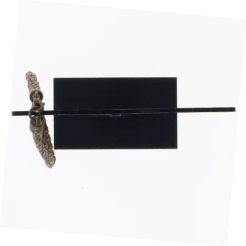 Guldfarvet fletarmbånd (str. 19 cm)