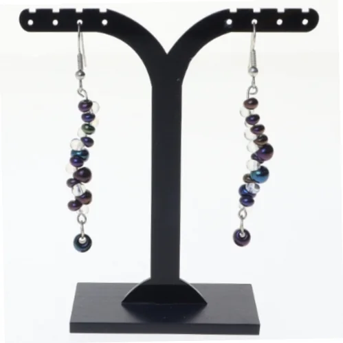 Perleøreringe (str. 7 cm)