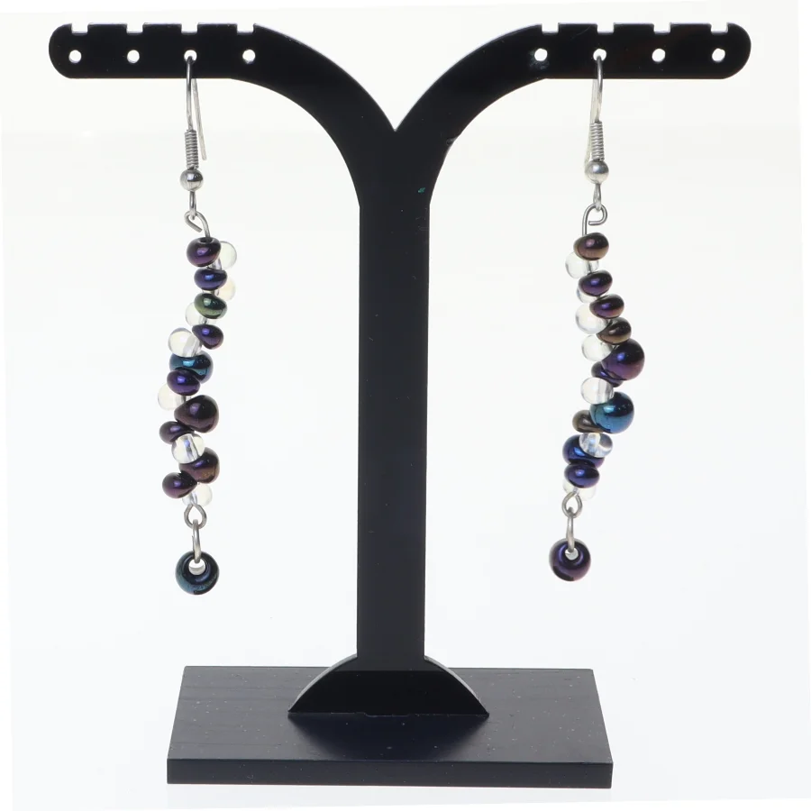 Perleøreringe (str. 7 cm)