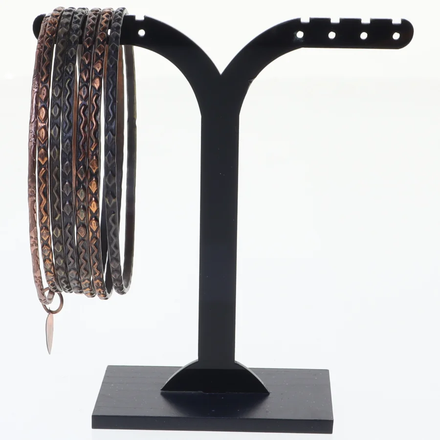 Læderarmbånd - samling (str. 7 cm)