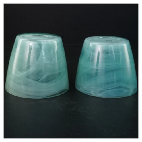 Glasskåle/blomster krukker (str. 9 x 11 cm)