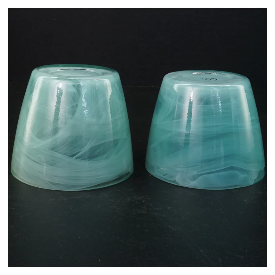 Glasskåle/blomster krukker (str. 9 x 11 cm)