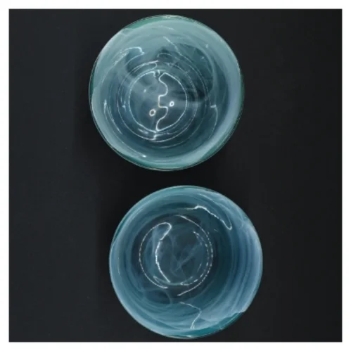 Glasskåle/blomster krukker (str. 9 x 11 cm)