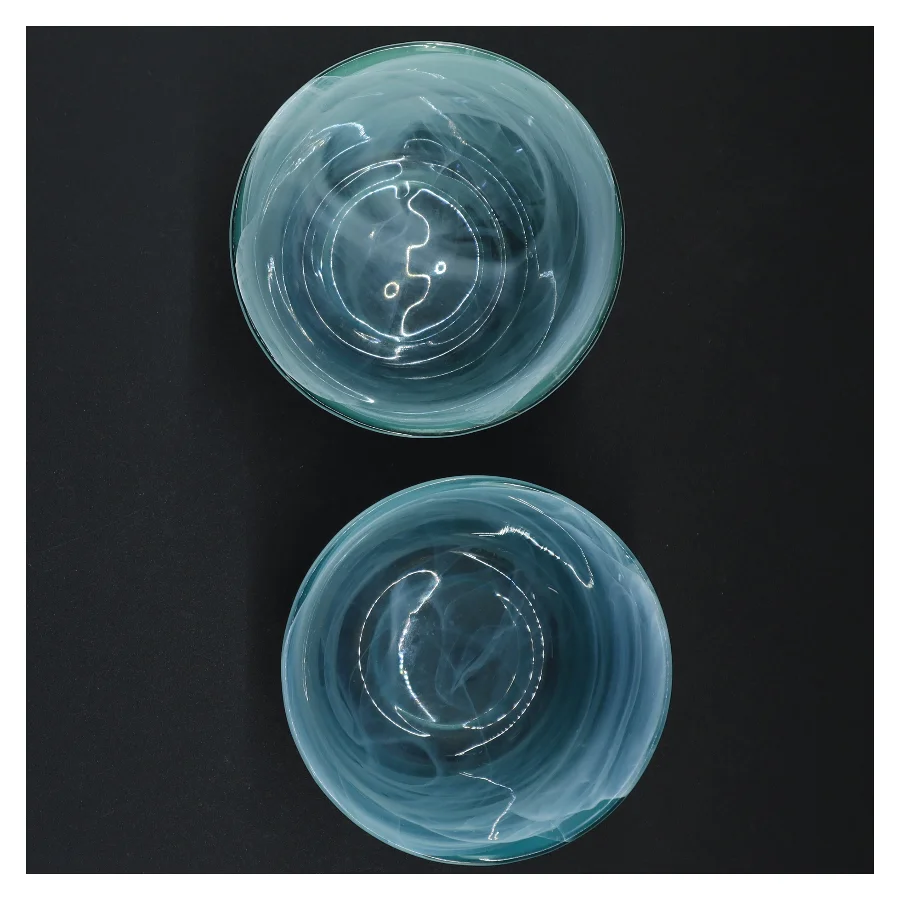 Glasskåle/blomster krukker (str. 9 x 11 cm)