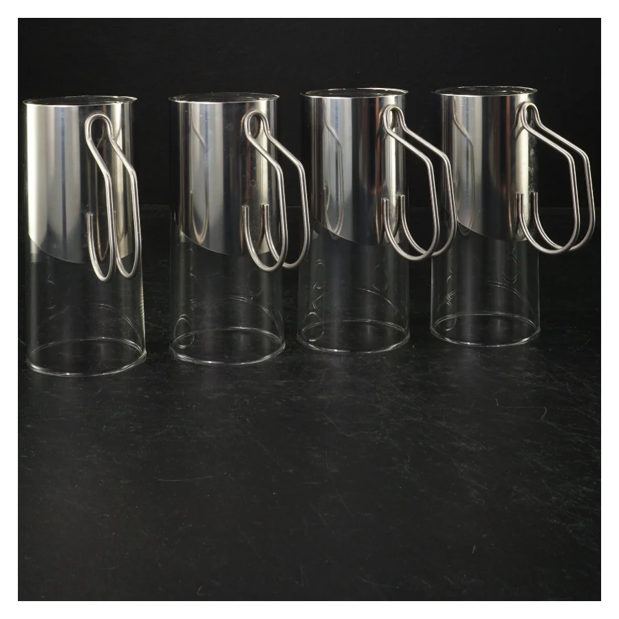 Fire glas til varme drikke (str. 14 cm)