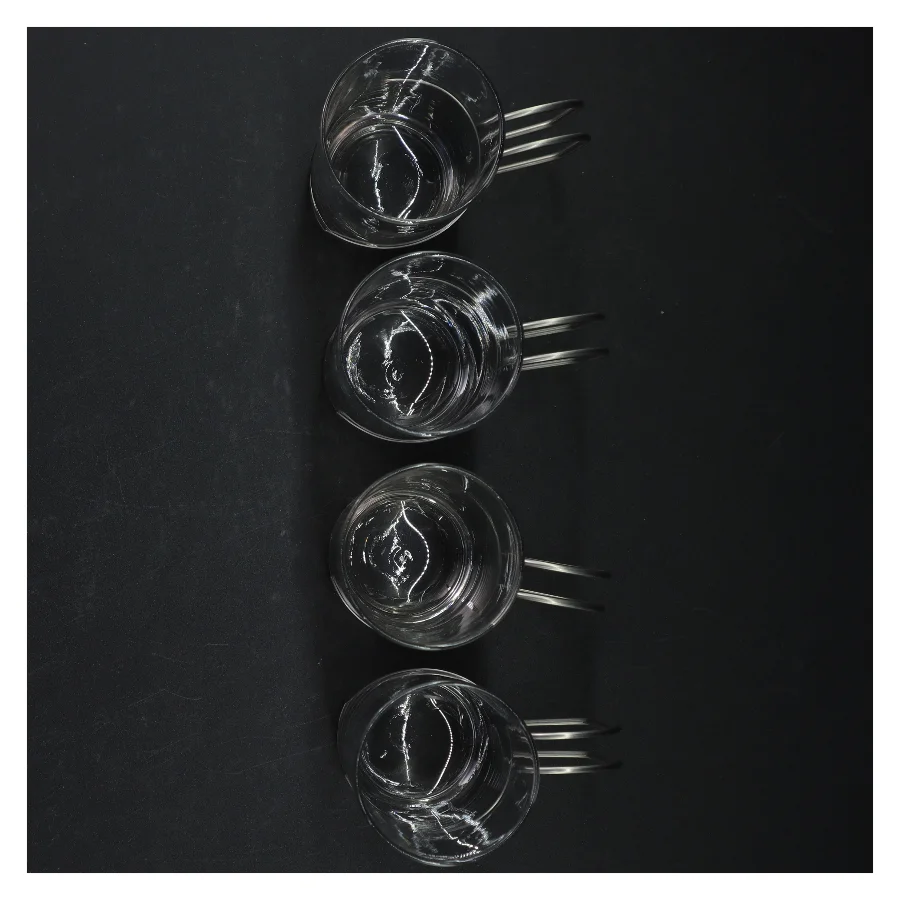 Fire glas til varme drikke (str. 14 cm)