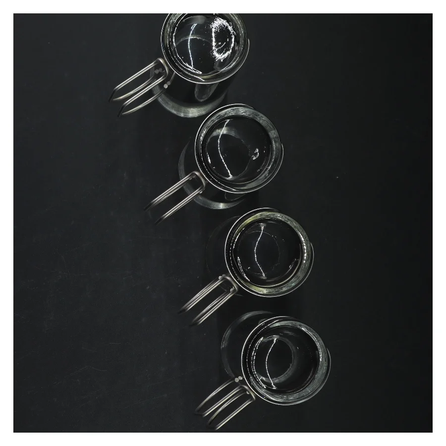 Fire glas til varme drikke (str. 14 cm)