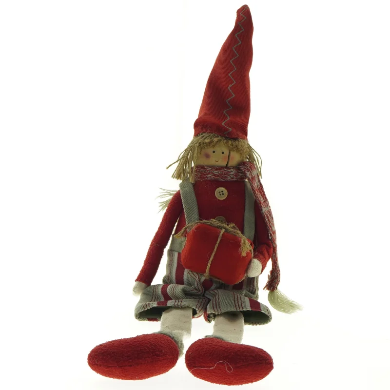 Nissefigur med taske