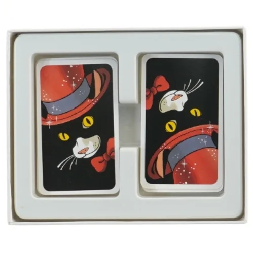 Sorteper kortspil fra Danspil (str. 17,5x14 cm)