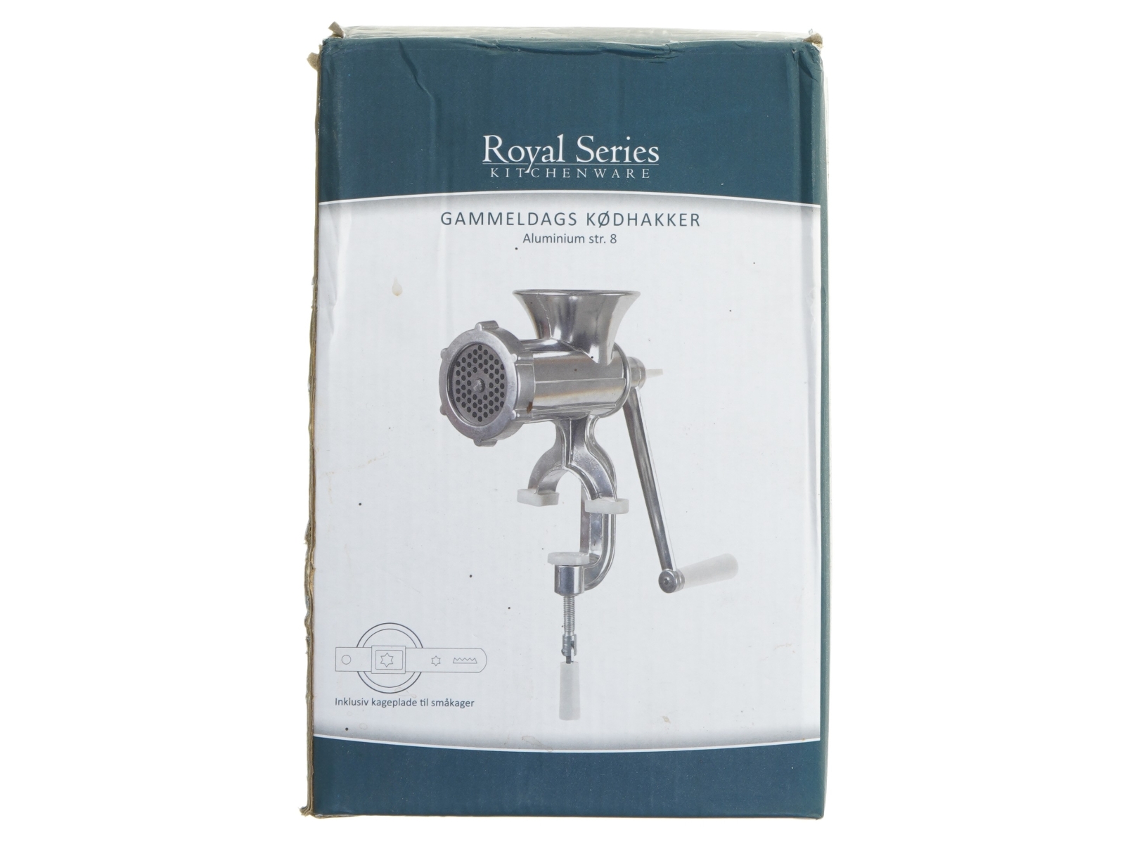 Helt ny Kødhakker i aluminium fra Royal Series (str. 25 cm)