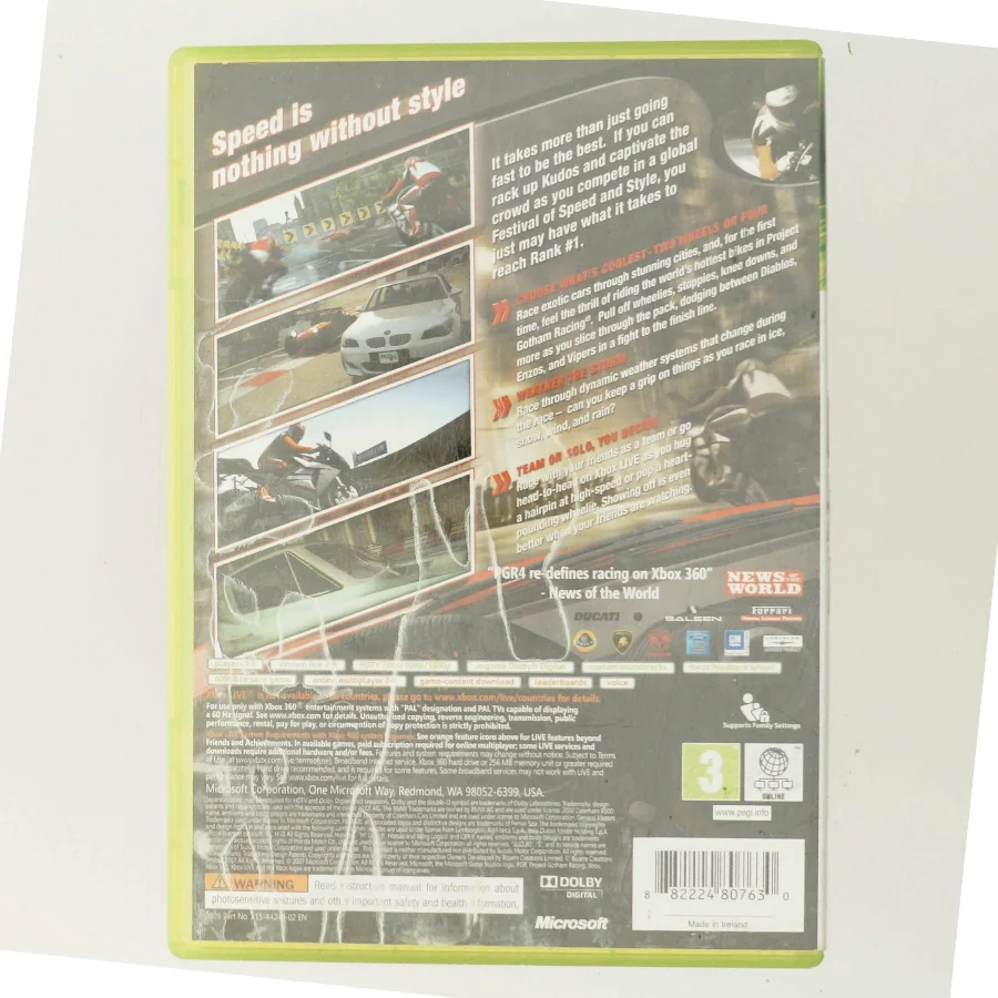 Project Gotham Racing 4 (Xbox xbox360)