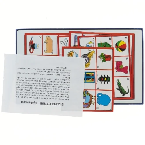 Billedlotteri spil fra Danspil (str. 32,5x19,5 cm)