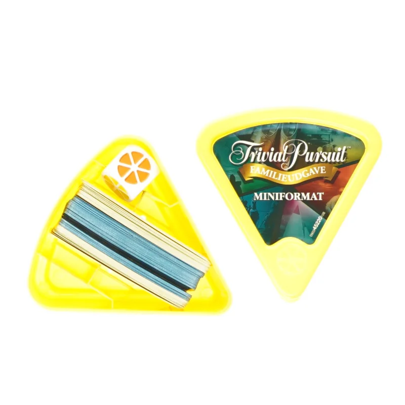 Trivial pursuit miniformat fra Trivial Pursuit (str. 12 x 11 cm)