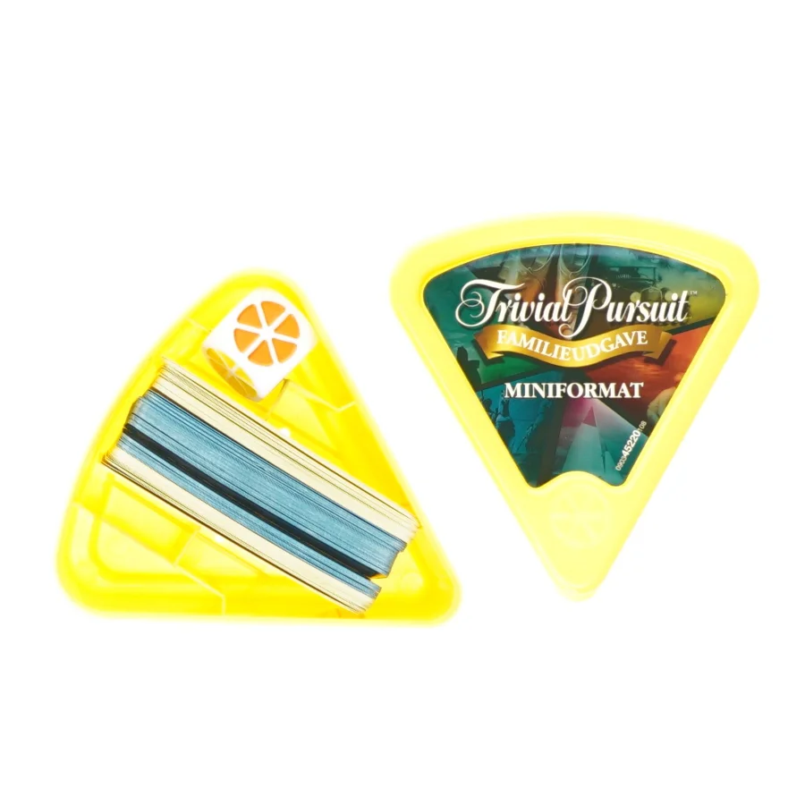 Trivial pursuit miniformat fra Trivial Pursuit (str. 12 x 11 cm)