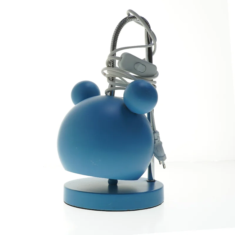 Blå bordlampe (str. 30 cm)