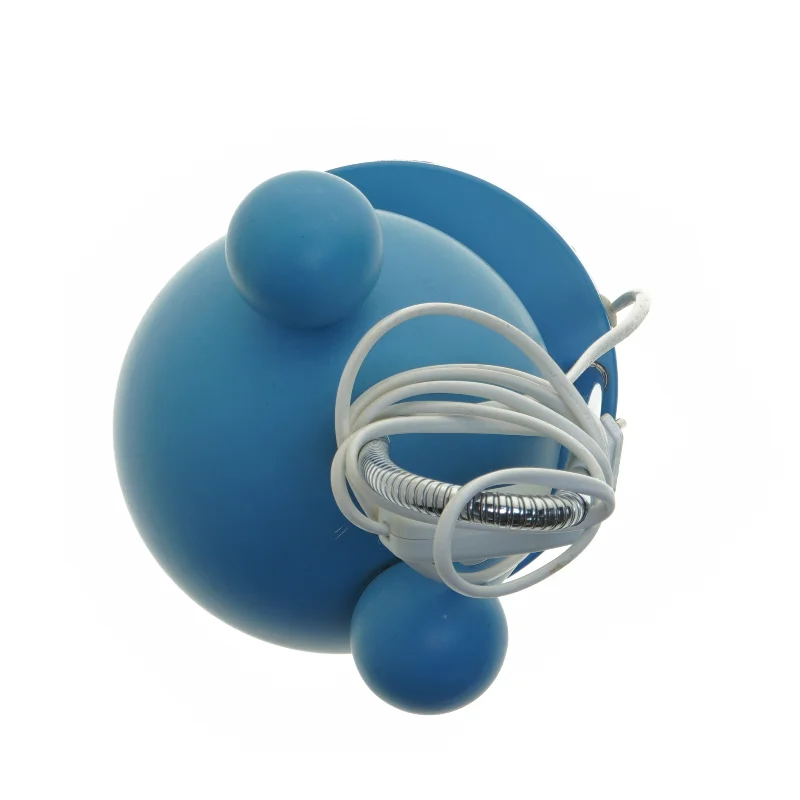 Blå bordlampe (str. 30 cm)